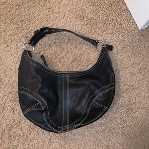 Coach Leather Hobo Bag - small